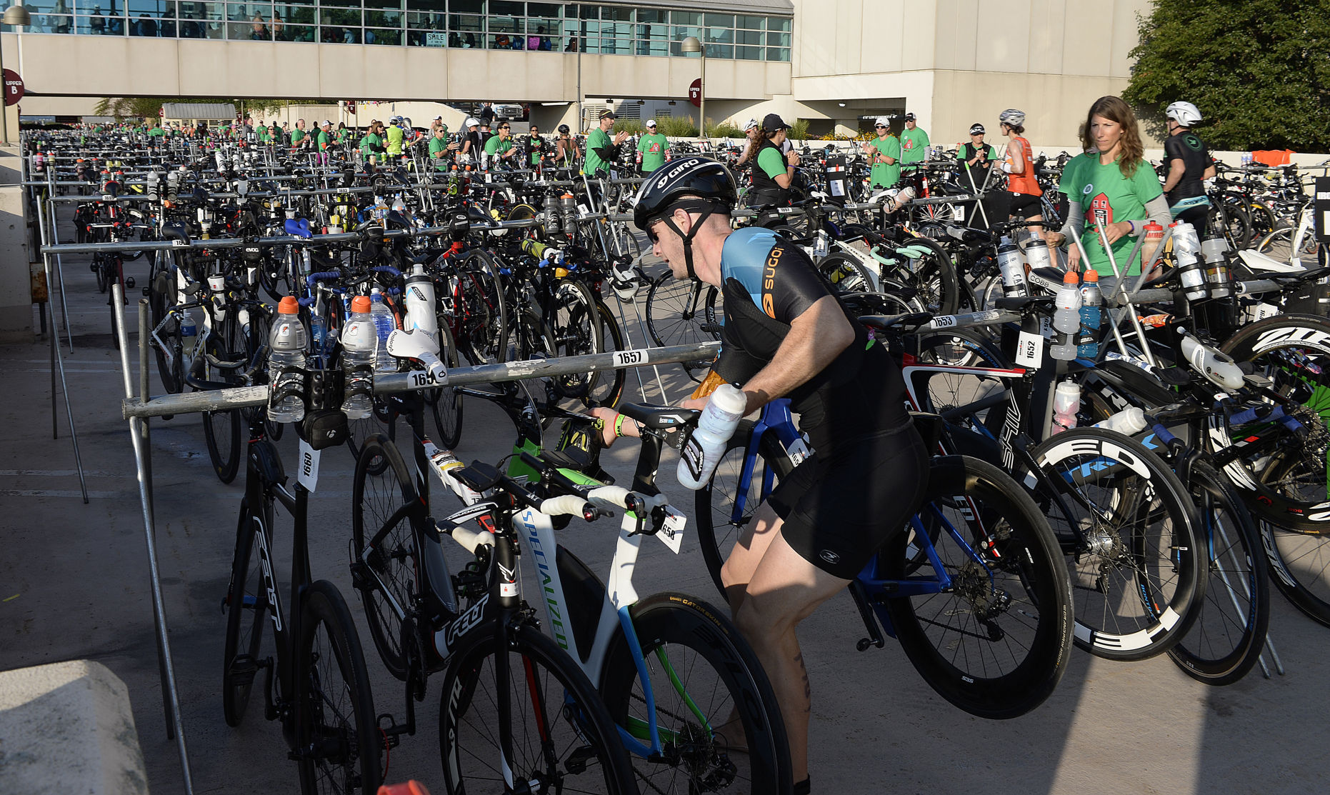 IRONMAN volunteers help athletes
